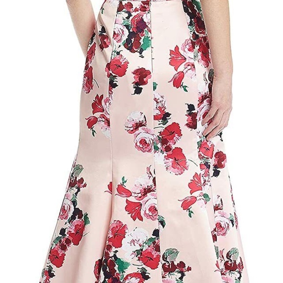 XSCAPE Floral Mermaid Tulle Layered Puff Maxi Skirt - Picture 3 of 4